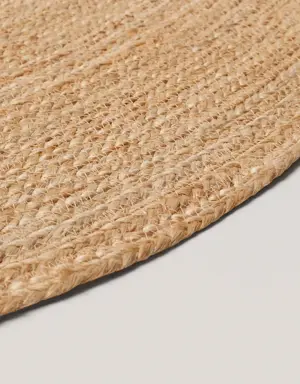 Alfombra redonda fibras naturales 110cm 