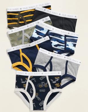 Underwear Brief 7-Pack for Toddler Boys multi