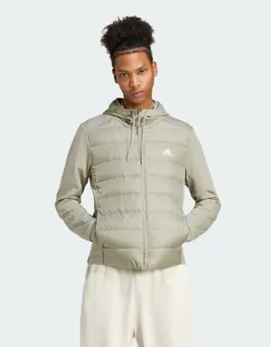 Essentials Hybrid Down Hooded Jacket