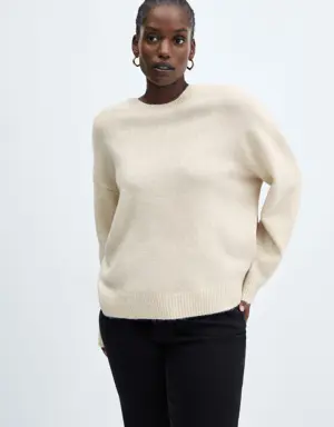 Mango Round-neck knitted sweater 