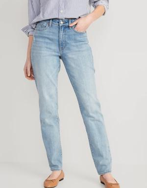 High-Waisted OG Straight Jeans for Women blue