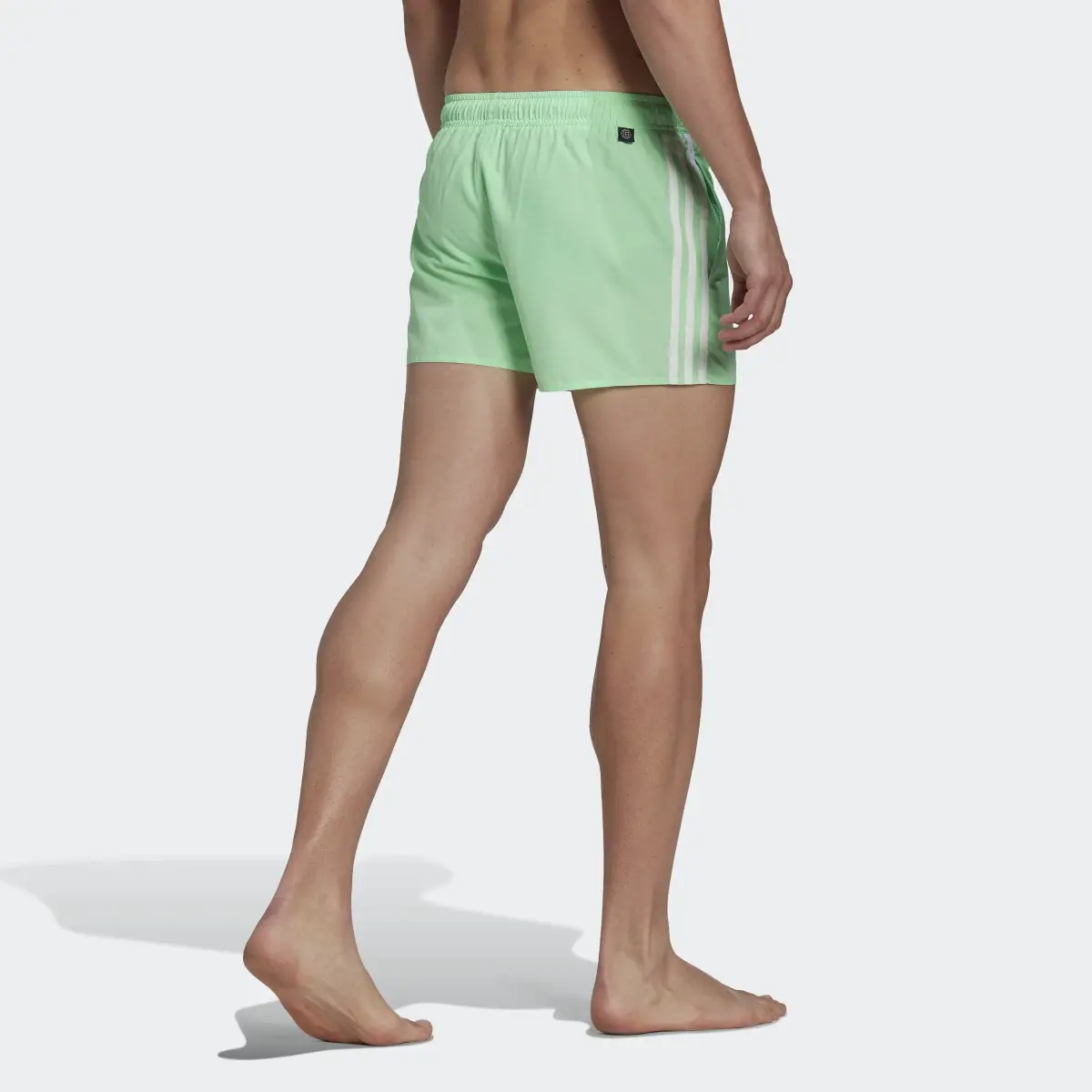 Adidas Classic 3-Stripes Swim Shorts. 2