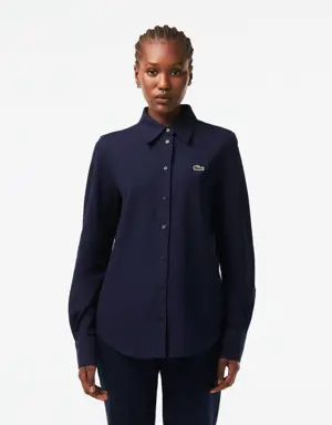 Lacoste Women's Lacoste French Collar Cotton Piqué Shirt