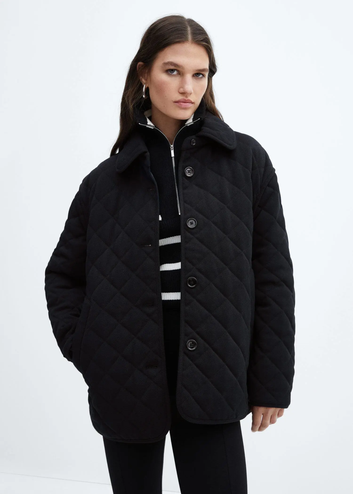 Mango Cotton quilted jacket. 2