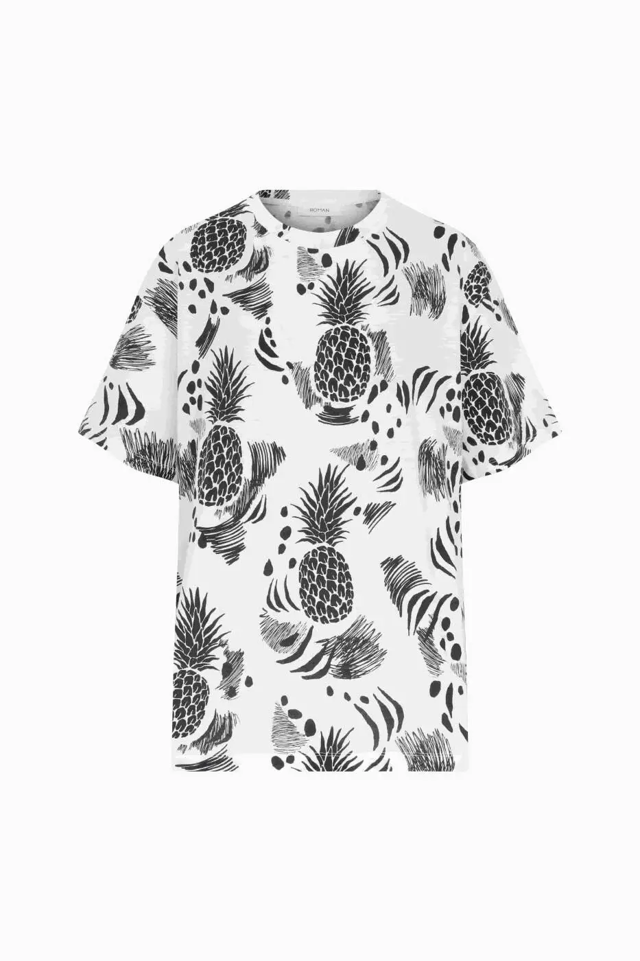 Roman Beach Pineapple Print T-shirt - 1 / Original. 1