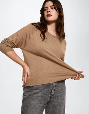 Fine-knit sweater