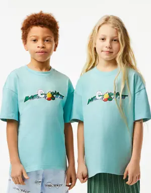 Kids’ Branded T-shirt in Organic Cotton Jersey