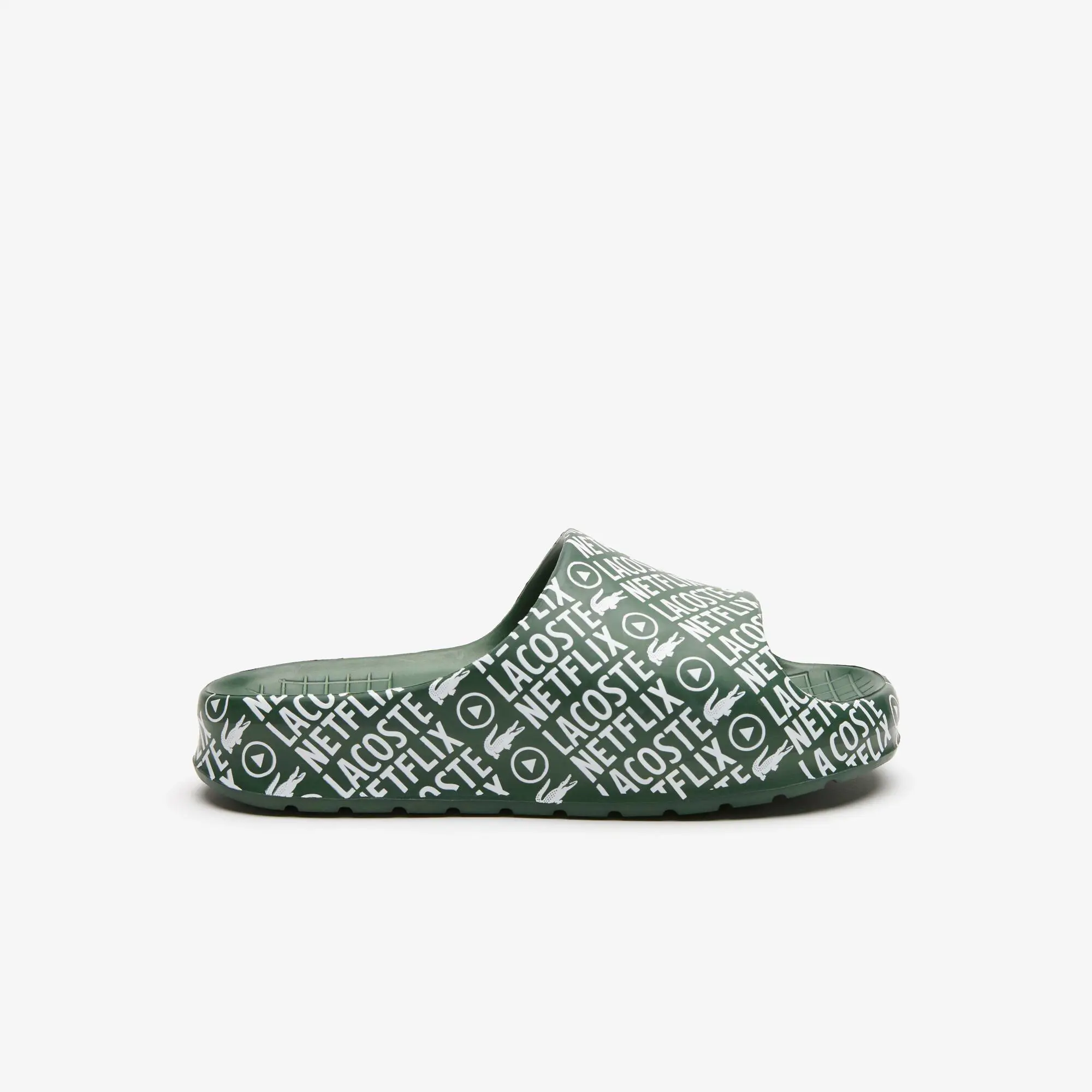 Lacoste Women's Lacoste x Netflix Serve Slide Textile Slides. 1