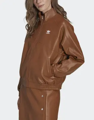 Adidas Centre Stage Faux Leather Jacket