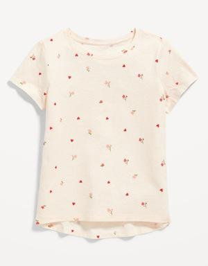 Old Navy Softest Printed T-Shirt for Girls multi