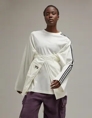 Adidas Y-3 Sail Closure Long Sleeve Tee