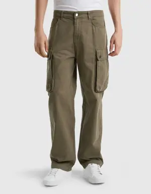 army green cargo trousers