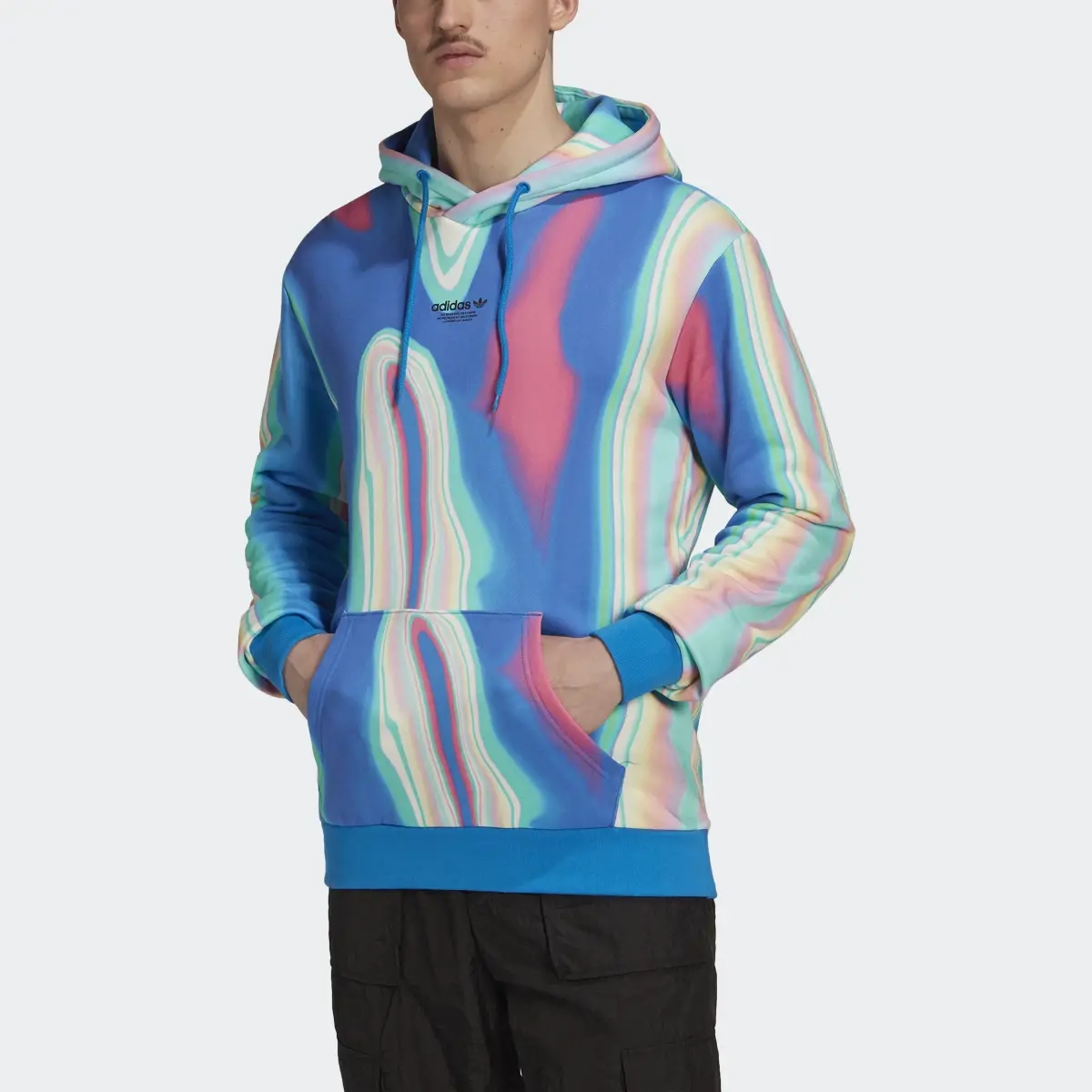 Adidas Sudadera con capucha Hyperreal Allover Print. 1