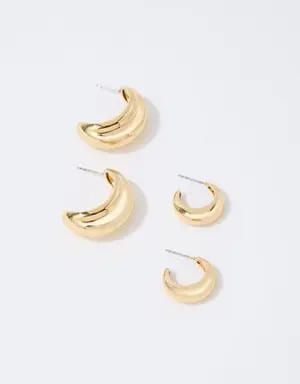 Chunky Gold Hoop Pack