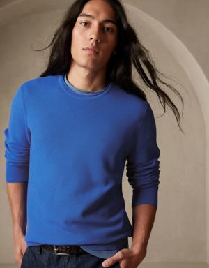 Banana Republic Vinci Cotton Sweater blue