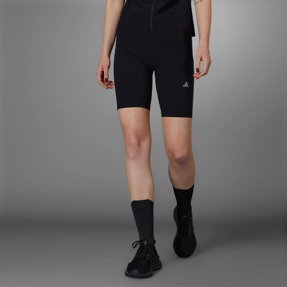 Adidas Running Primeweave Short Leggings. 1