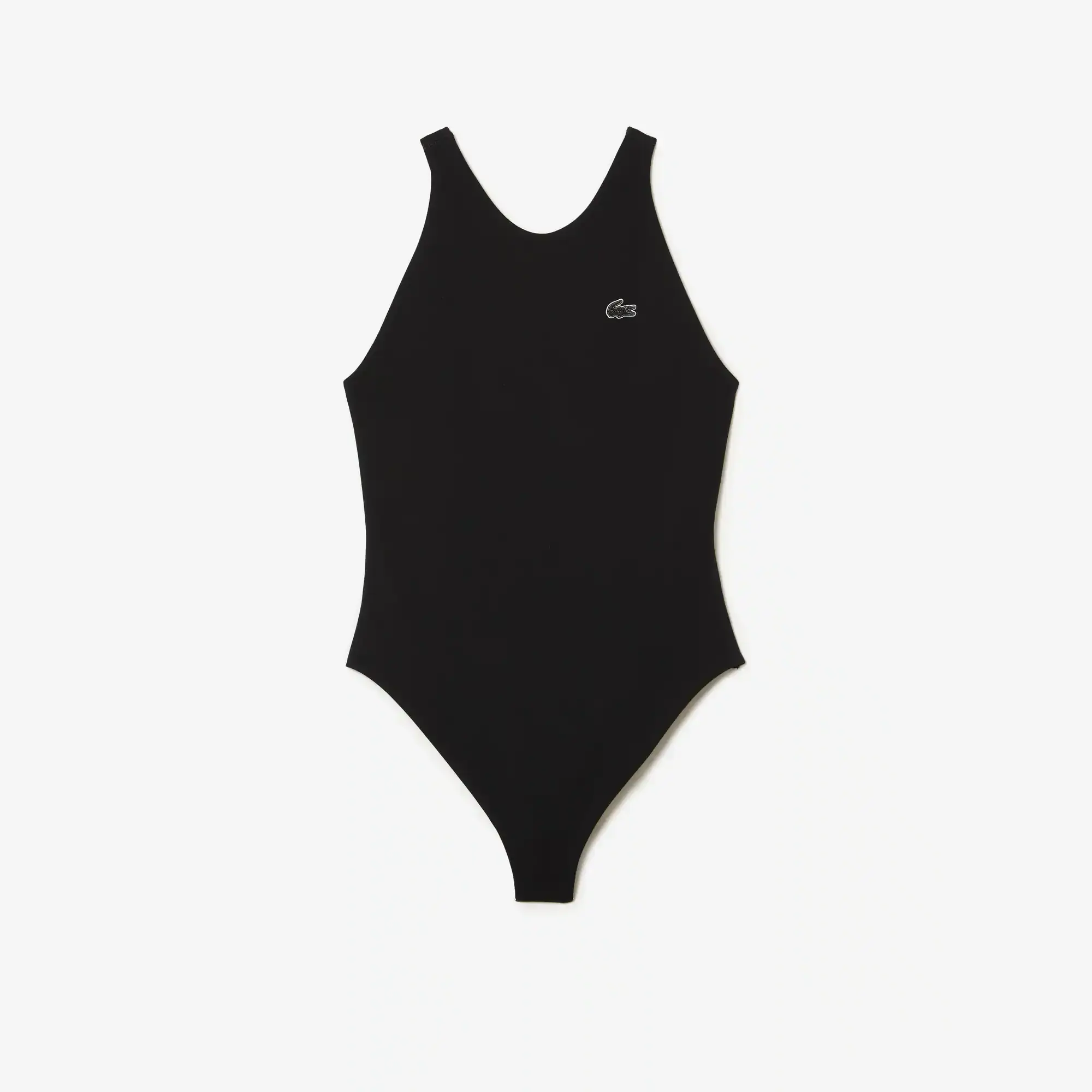Lacoste Women’s One-Piece Recycled Polyamide Swimsuit. 2