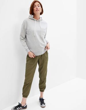 Maternity TENCEL&#153 Full Panel Utility Joggers green