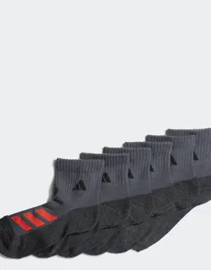 Adidas Cushioned Angle Stripe Quarter Socks 6 Pairs