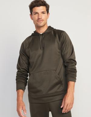 Soft-Brushed Go-Dry Pullover Hoodie for Men green