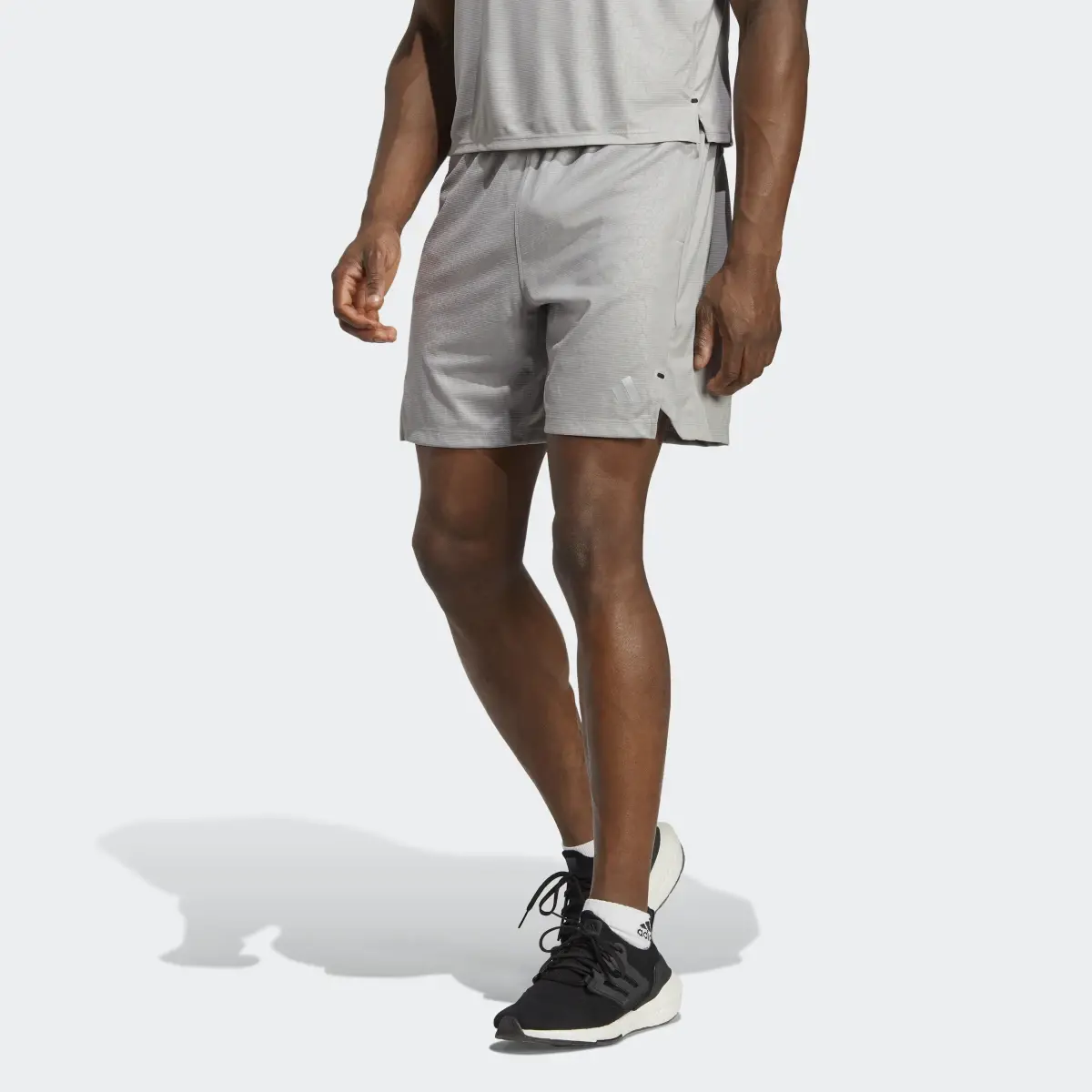 Adidas Workout PU Print Shorts. 1