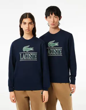 Lacoste Sweatshirt Jogger com marca em felpa de algodão