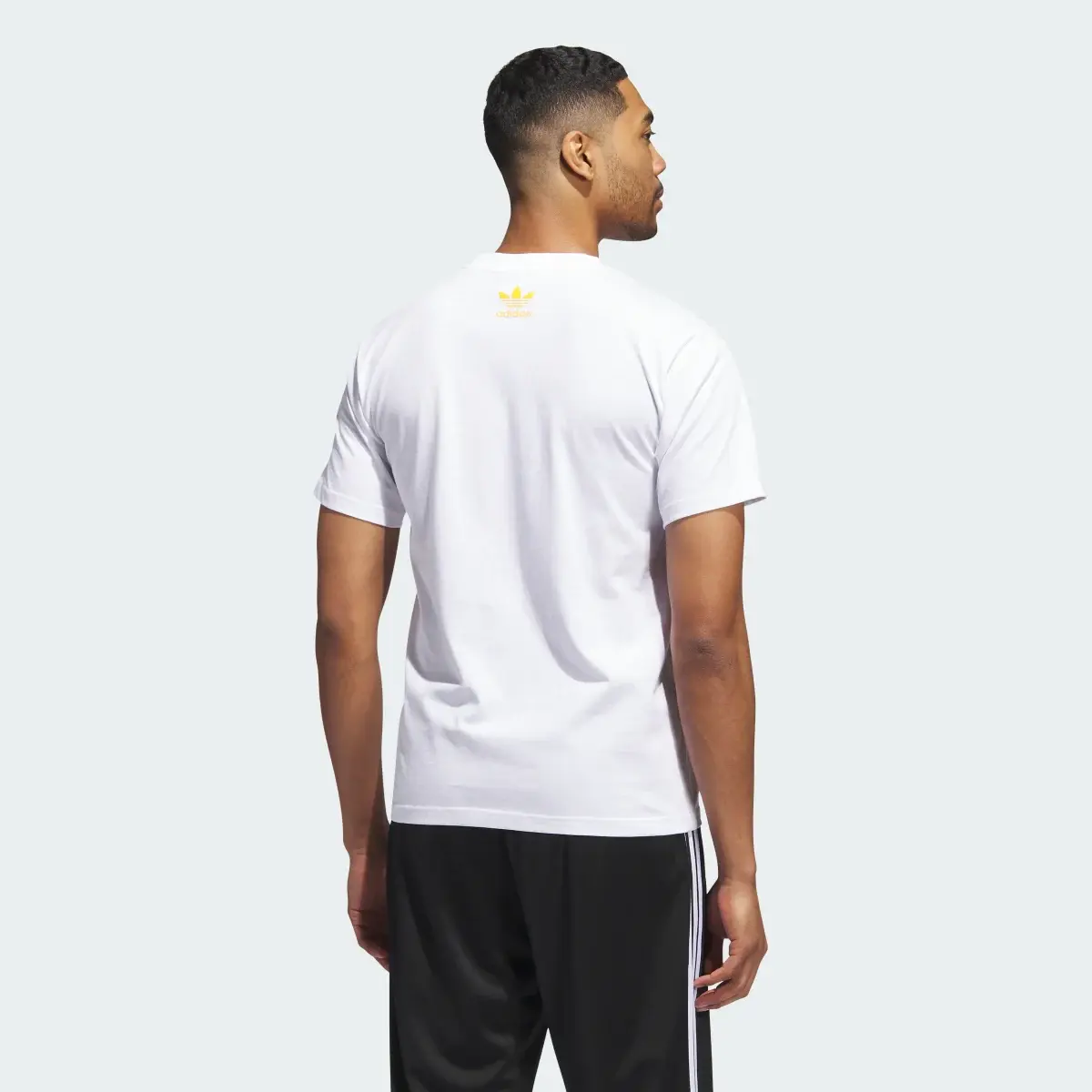 Adidas Collegiate Stacked Trefoil Tee. 3