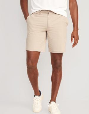StretchTech Chino Shorts for Men -- 9-inch inseam beige