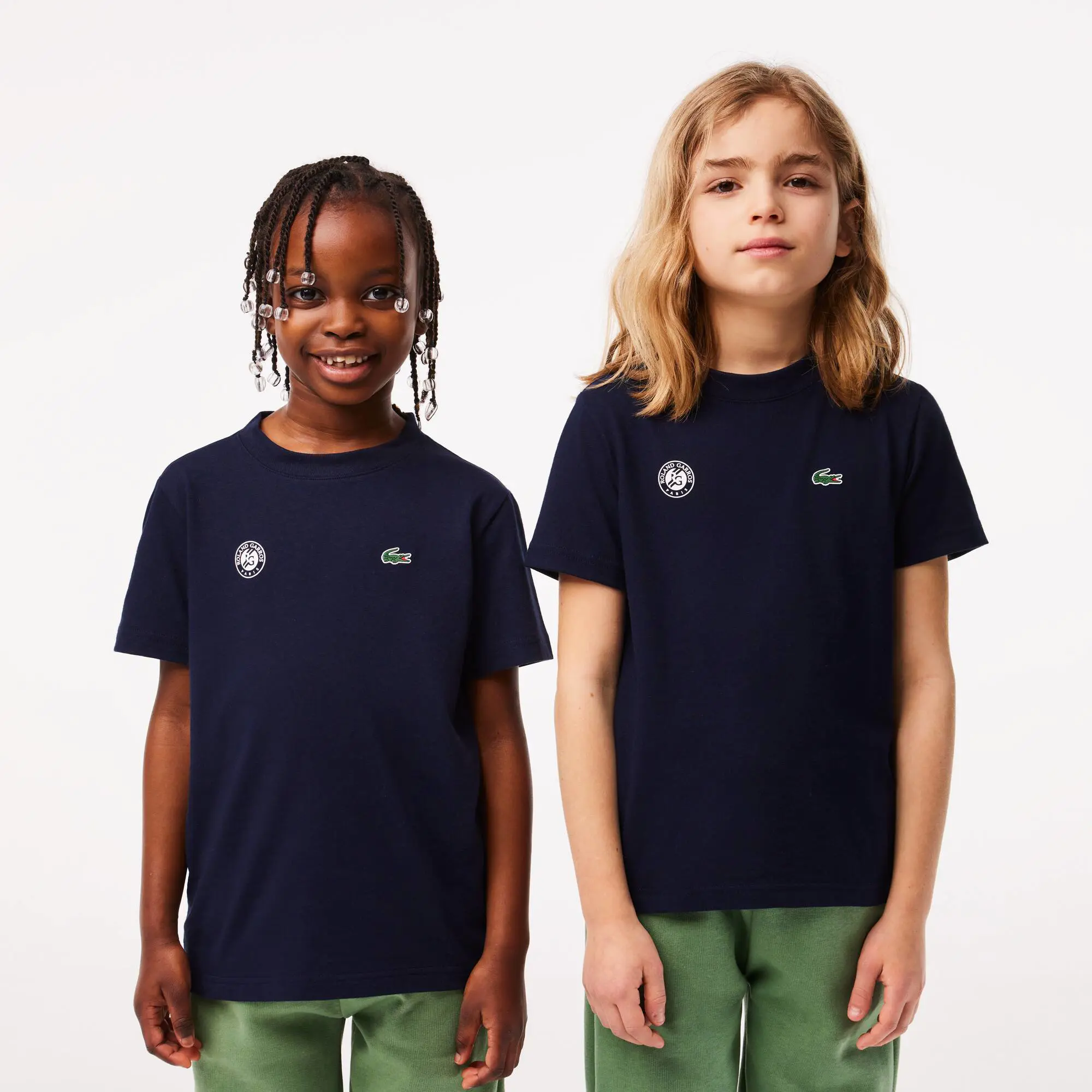 Lacoste Kids' Roland Garros Edition Performance Ultra-Dry Jersey T-shirt. 1