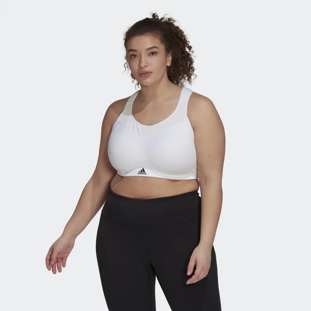 Adidas TLRD Impact Training High-Support Bra (Plus Size). 2