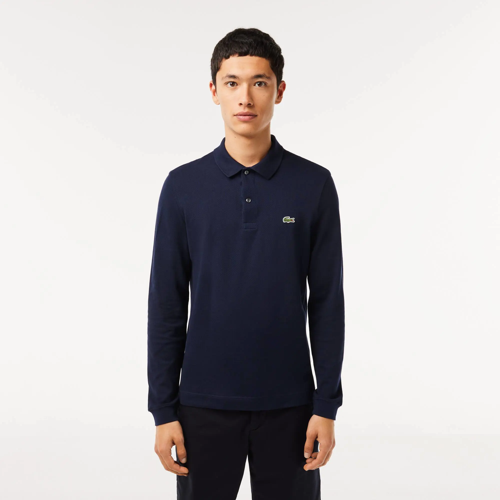 Lacoste Slim Fit Herren-Poloshirt aus Petit Piqué. 1