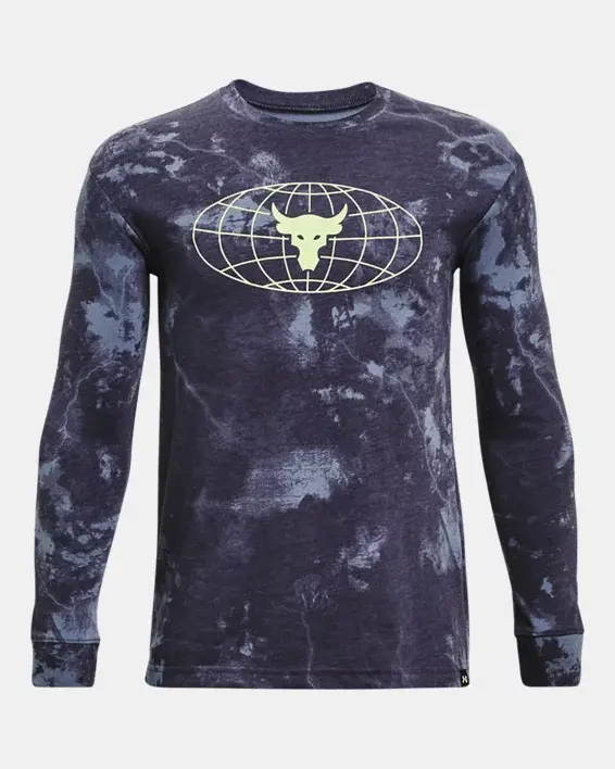 Under Armour Boys' Project Rock Brahman Globe Long Sleeve. 1