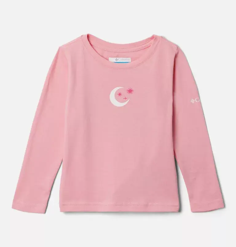 Columbia Girls' Toddler Hazeldel Hill™ LS Graphic Tee. 1