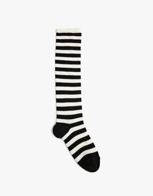 Çizgili Uzun Soket Çorap - Rachel Araz X Koton