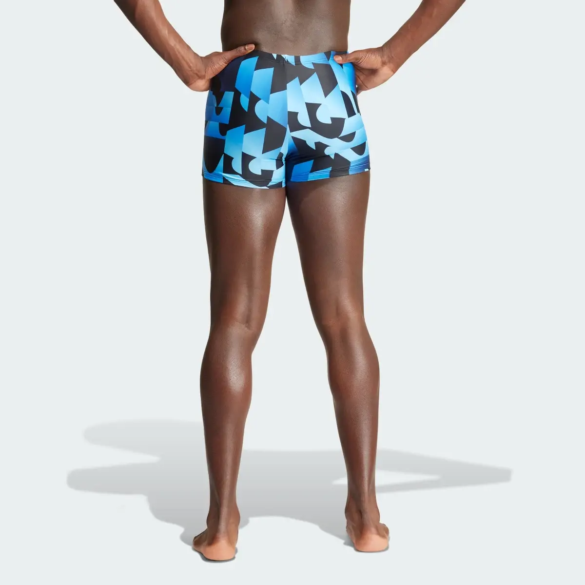 Adidas Allover Print Swim Boxers. 2
