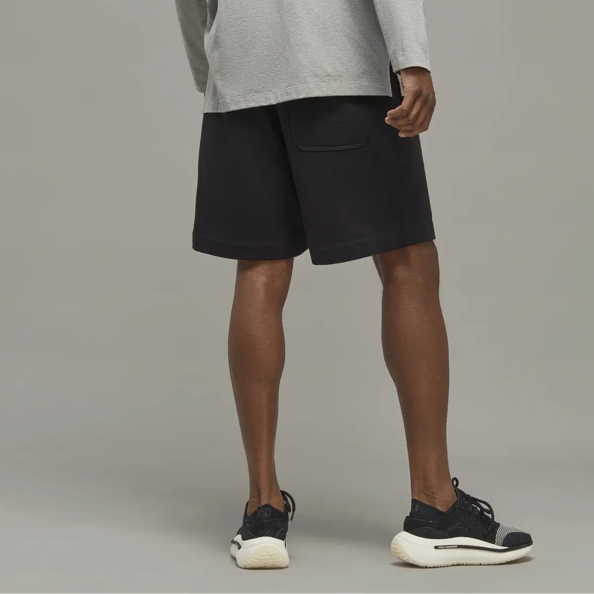 Adidas Y-3 Organic Cotton Terry Shorts. 3
