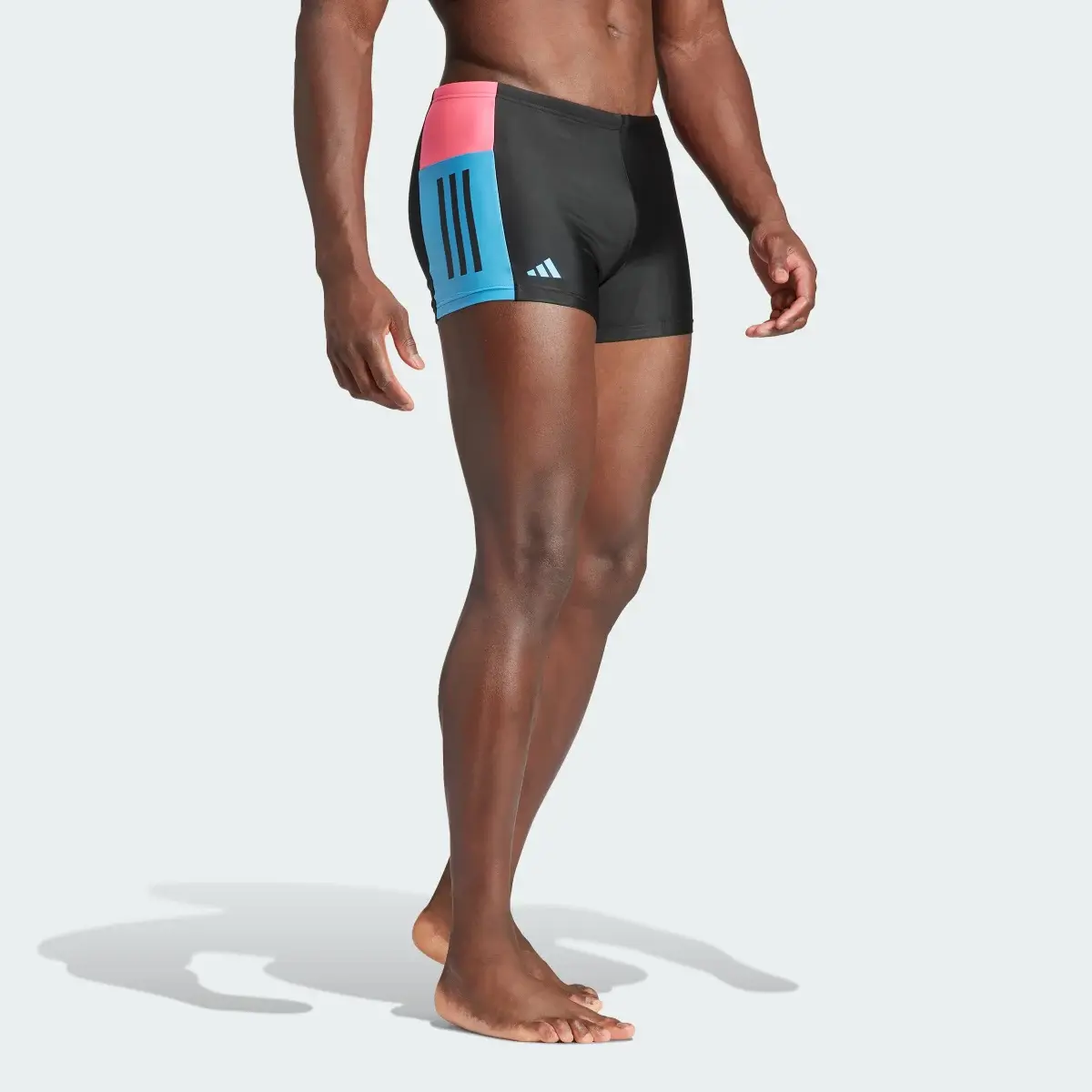 Adidas Colorblock 3-Stripes Swim Boxers. 3