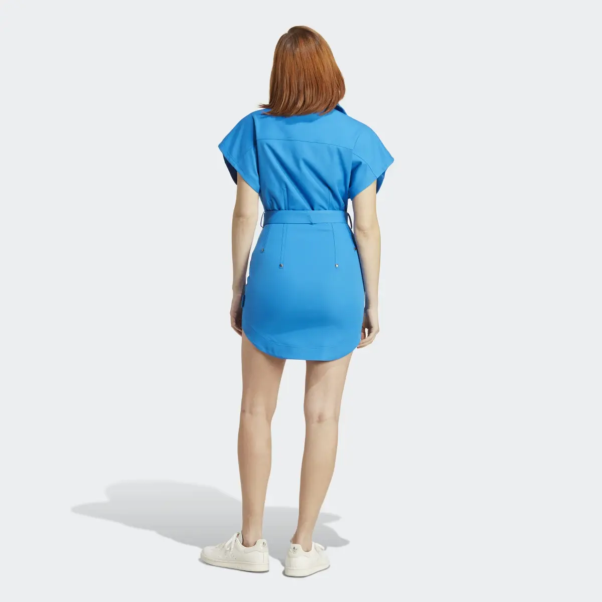 Adidas Blue Version Club Shirt Dress. 2