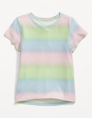 Old Navy Softest Printed T-Shirt for Girls blue