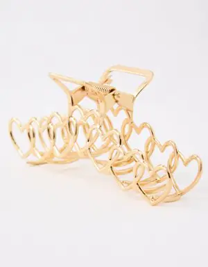 Gold Heart Clip