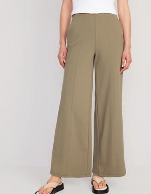 High-Waisted PowerSoft Wide-Leg Pants for Women green