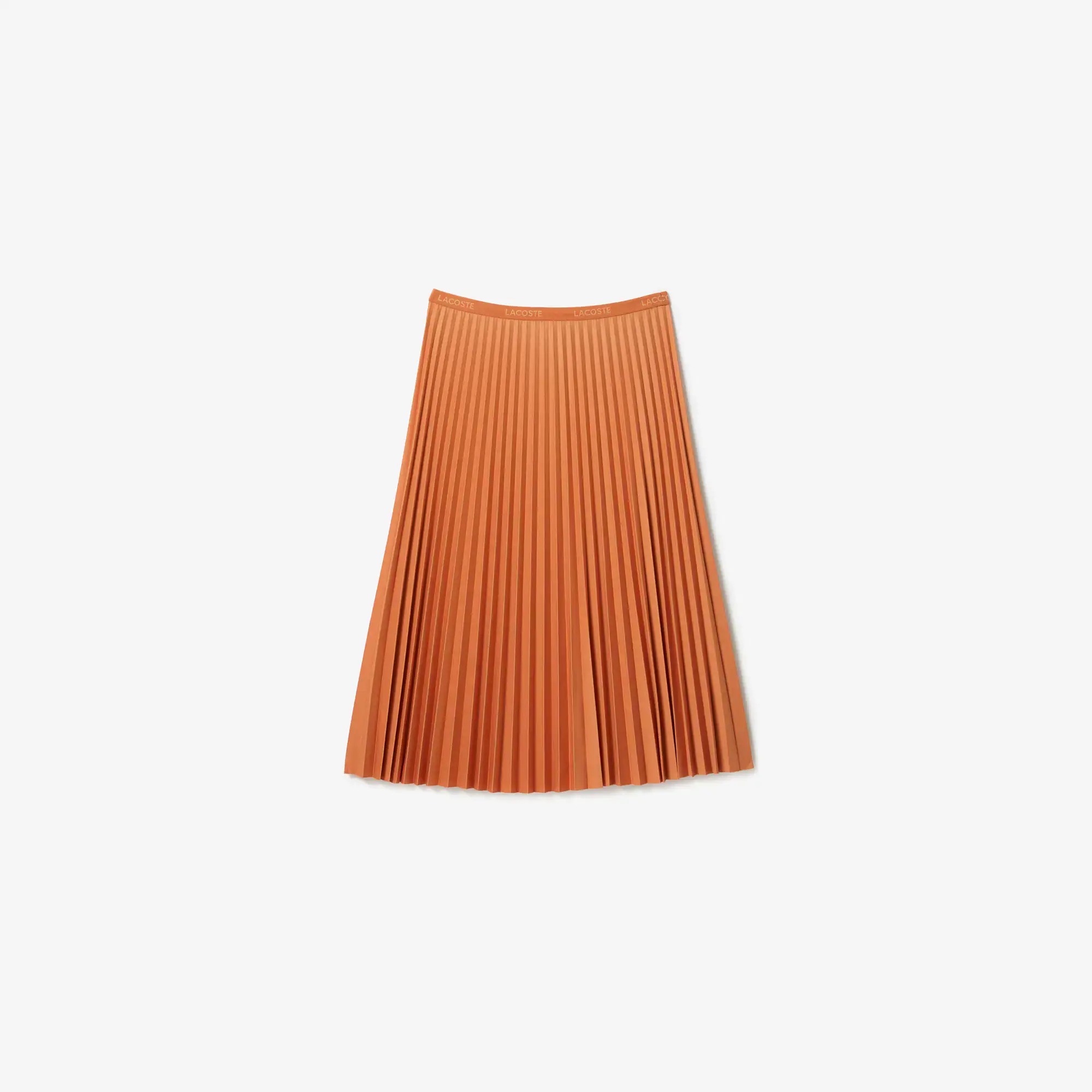 Lacoste Falda plisada fluida con cintura elástica para mujer. 2 Lacoste Falda plisada fluida con cintura elástica para mujer. 2