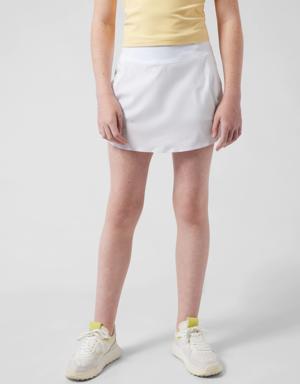 Girl Run the World Skort white