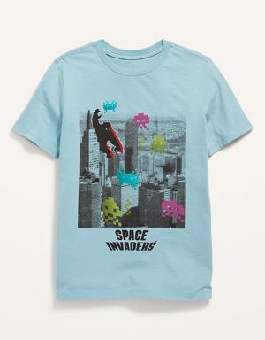 Space Invaders™ Gender-Neutral Graphic T-Shirt for Kids