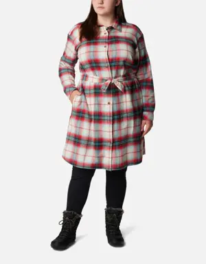 Women's Holly Hideaway™ Flannel Dress - Plus Size