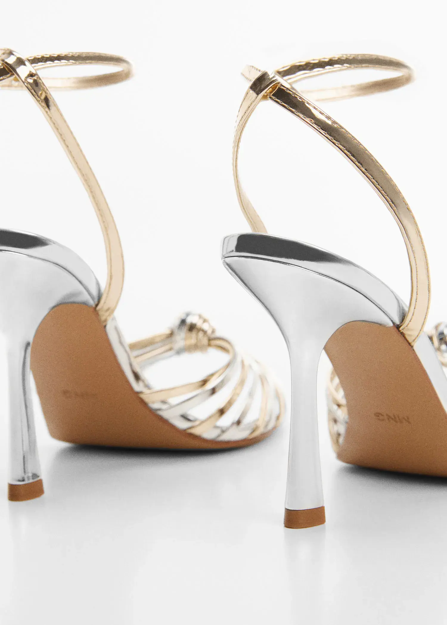 Mango Strappy heeled sandals. 3