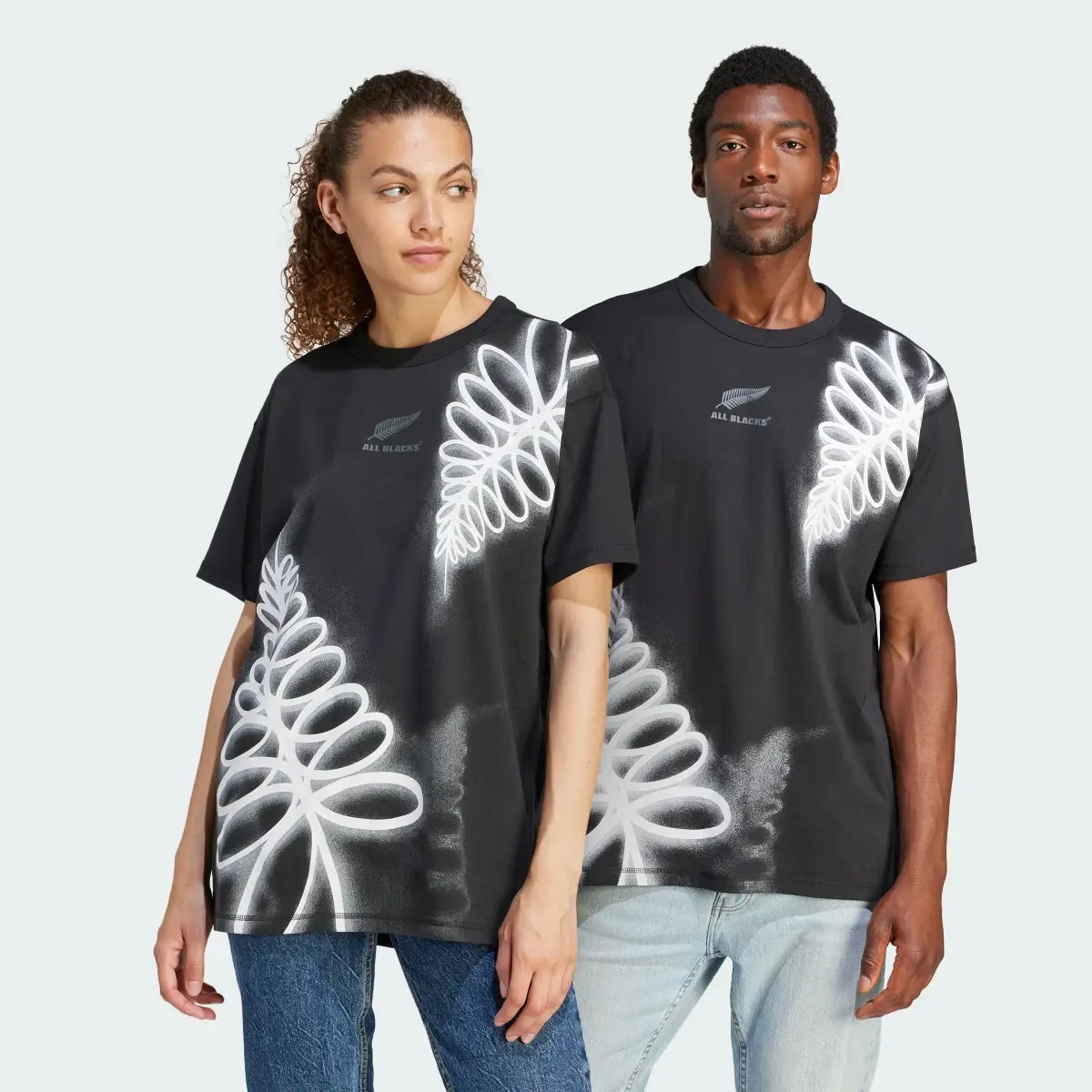 Adidas All Blacks Rugby Long-Length Lifestyle Tee (Gender Neutral). 1