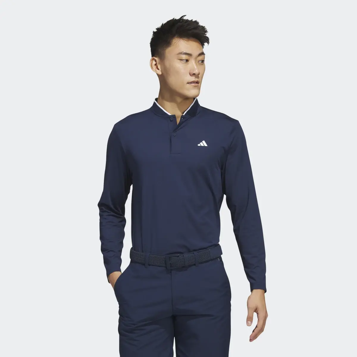 Adidas Long Sleeve Polo Shirt. 2