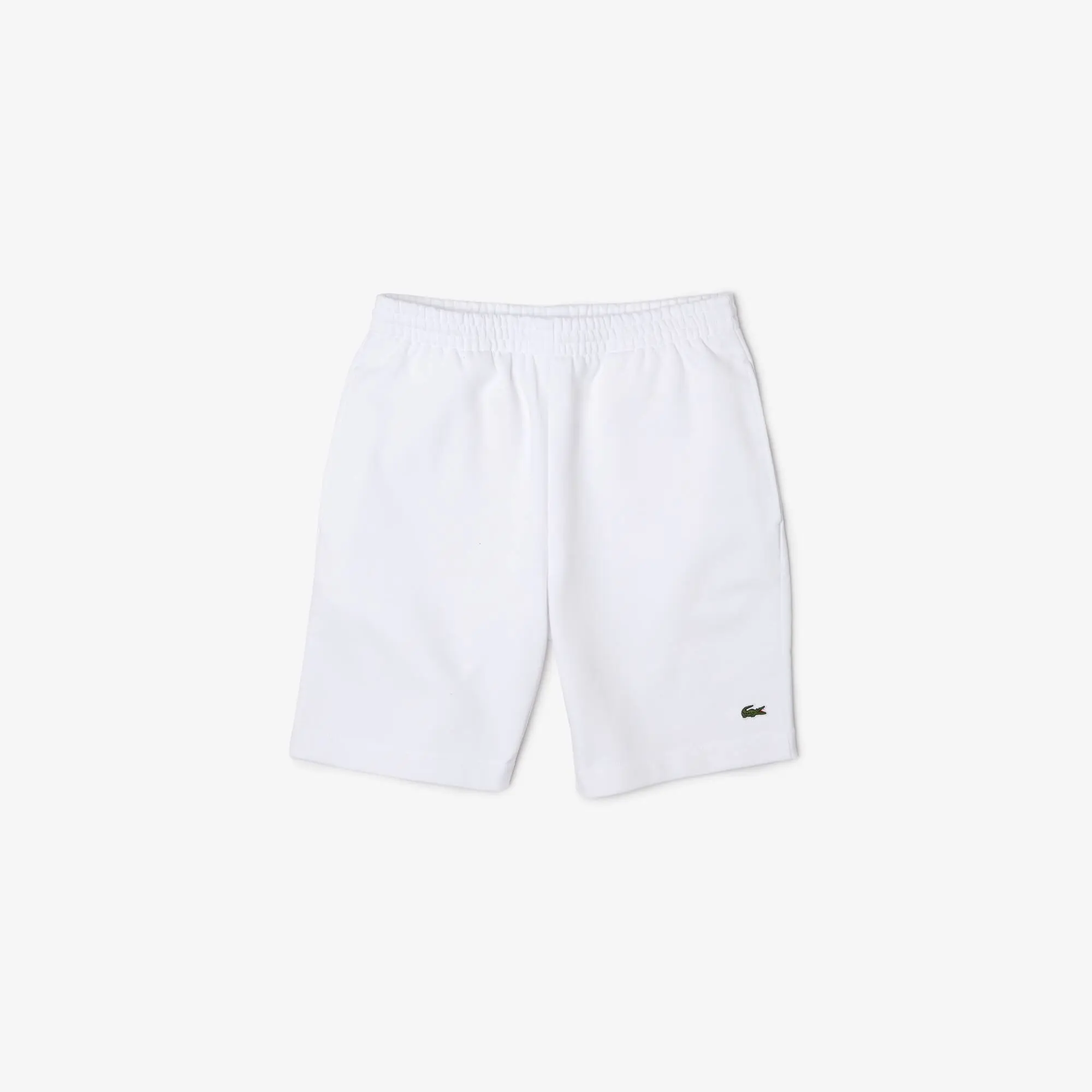Lacoste Men's Organic Brushed Cotton Fleece Shorts. 2 Lacoste Men's Organic Brushed Cotton Fleece Shorts. 2