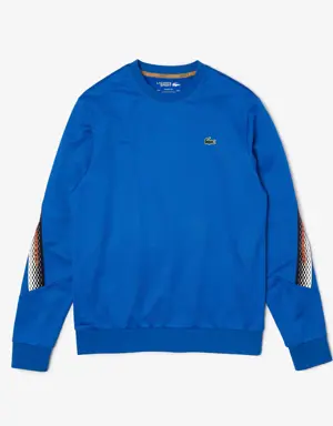 Lacoste Men’s Lacoste Tennis Classic Fit Logo Stripe Sweatshirt